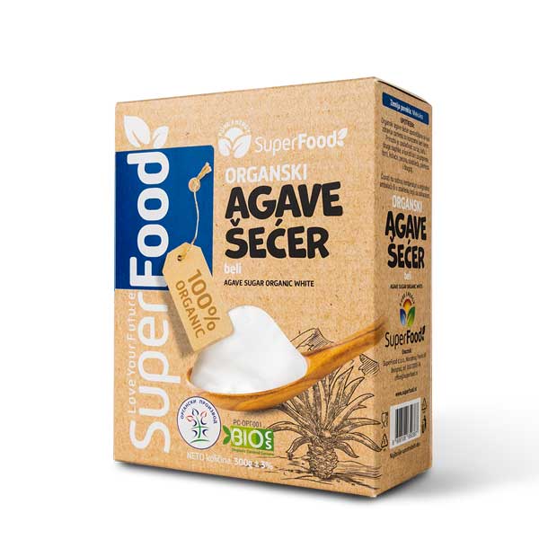 Sirovi organski šećer agave 300g